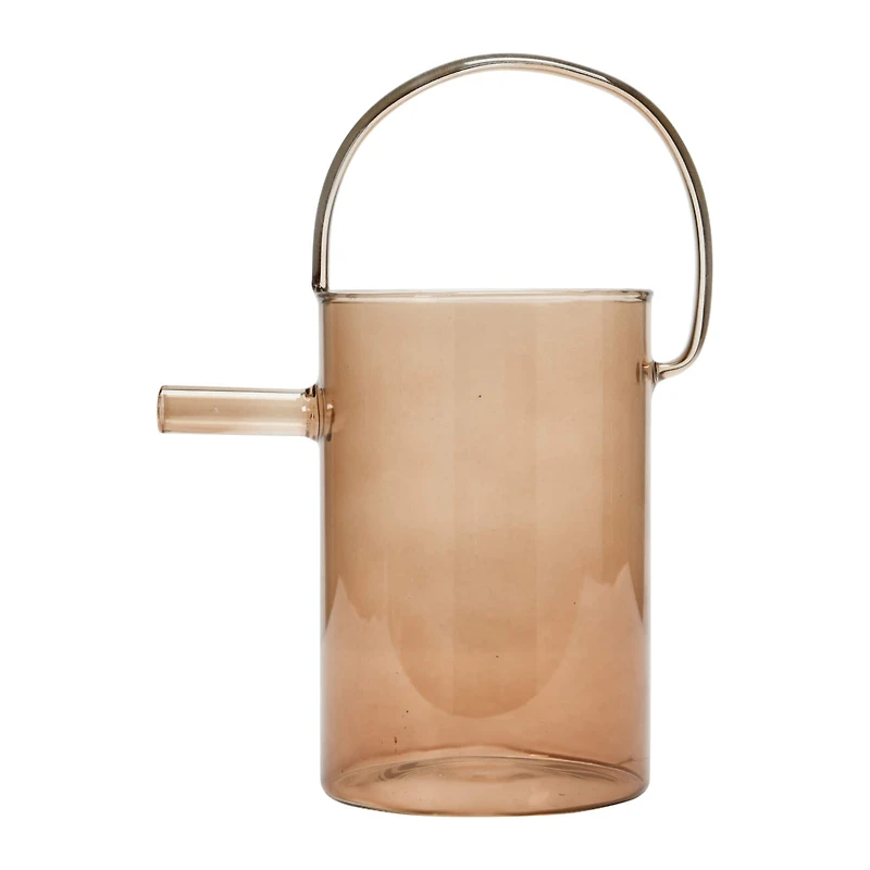 Hello Honey® 9.5" Brown Quart Glass Watering Can