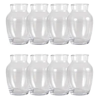 8 Pack: 7" Clear Glass Urn by Ashland®