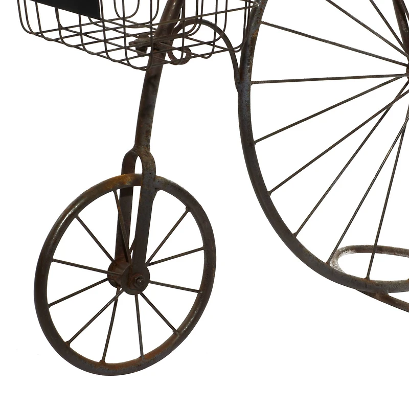 Brown Metal Farmhouse Plantstands, 30" x 36" x 18"