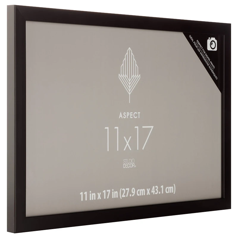 Aspect Black Narrow Frame by Studio Décor