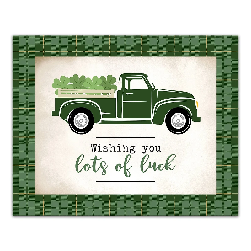 Lucky Truck 16" x 20" Canvas Wall Art
