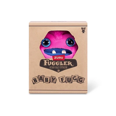 Fuggler™ Baby Fugg™ 3.5" Pink Greedy Grinner Funny Ugly Monster Soft Plush