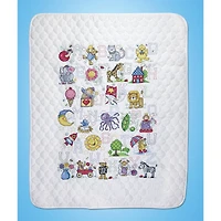 Design Works™ ABC Fun Stamped Quilt Cross Stitch Kit