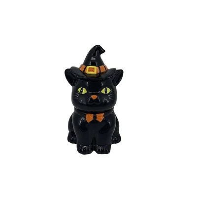 Black Cat Ceramic Cookie Jar by Makery™