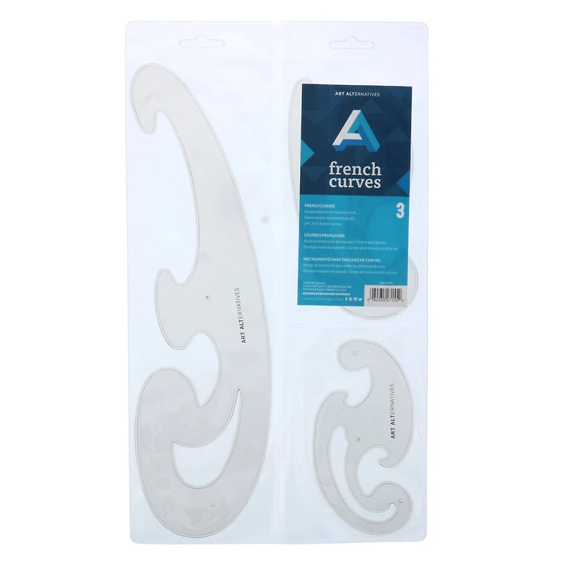 12 Pack: Art Alternatives French Curve Set
