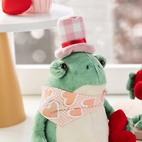 Glitzhome® Valentine's Frog Couple Figurine Set