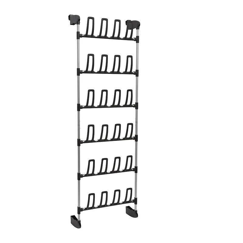 Organize It All 12 Pair Over the Door Shoe Rack