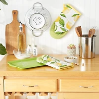 DII® Lemon Bliss Print Oven Mitt Set