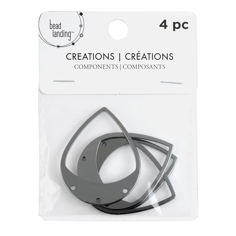Creations Pear Shape Connectors by Bead Landing™