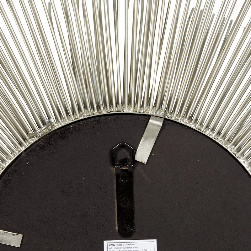 29'' Silver Modern Metal Wall Mirror