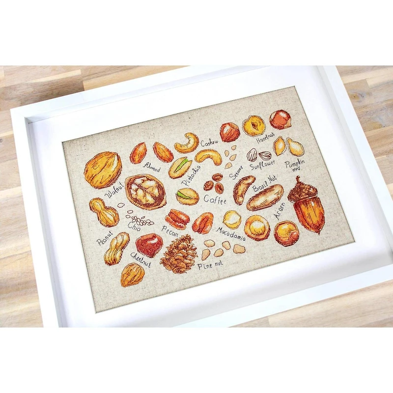 Luca-S Nuts & Seeds Counted Cross Stitch Kit