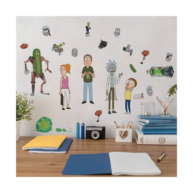 RoomMates Rick and Morty Peel & Stick Wall Decals