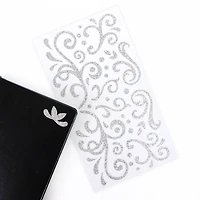 Silver Glitter Swirl Stickers by Recollections™