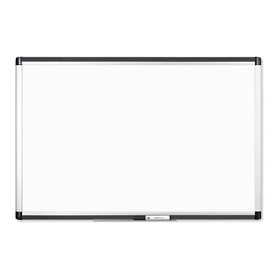 U Brands PINIT Silver 36" x 24" Aluminum Frame Magnetic Dry Erase Board