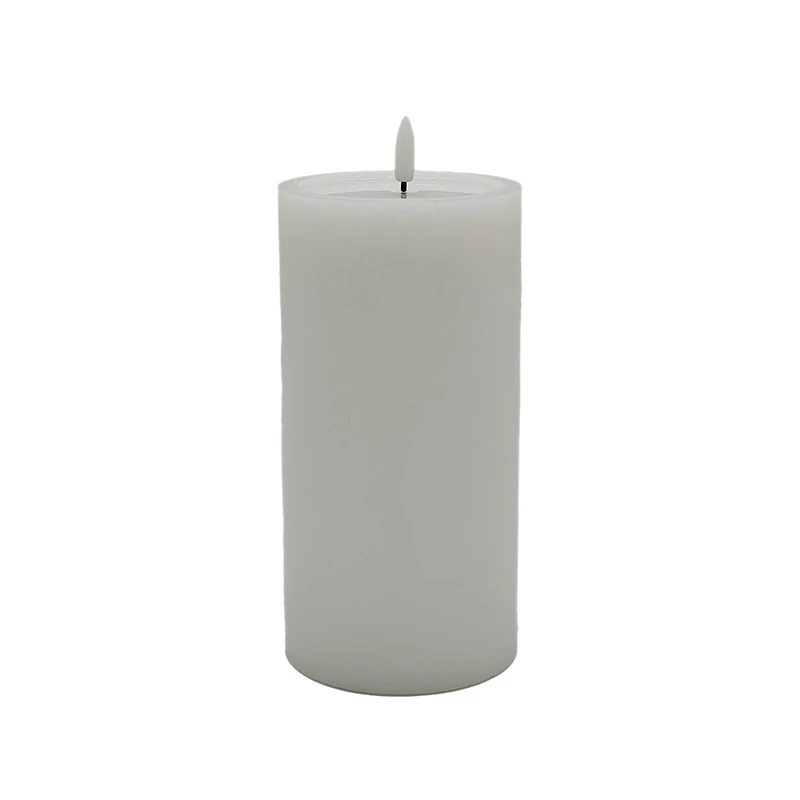 4" x 8" LED Wax Pillar Flickering Candle by Ashland