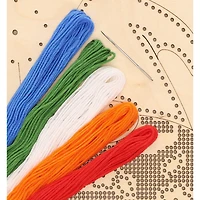 Leisure Arts® Intermediate Floral Gnome Wood Stitchery Kit