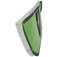 42" Lighted Green & Black Eyes Halloween Window Silhouette Decoration