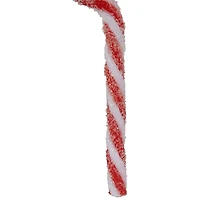 6ct Frosted Red and White Lollipop Christmas Ornaments 6"