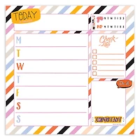 TF Publishing Super Stripe Weekly Square Schedule Pad