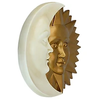 Design Toscano 15.5" Celestial Harmony Sun & Moon Wall Sculpture