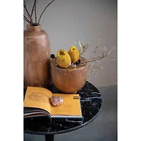 Hello Honey® Brown Paulownia Wood Vase