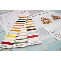 Luca-s The Gnom & The House Plastic Canvas Counted Cross Stitch Kit