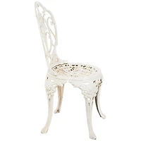 Design Toscano 32.5" Villa Ravello Rose Garden Cast Iron Bistro Chair
