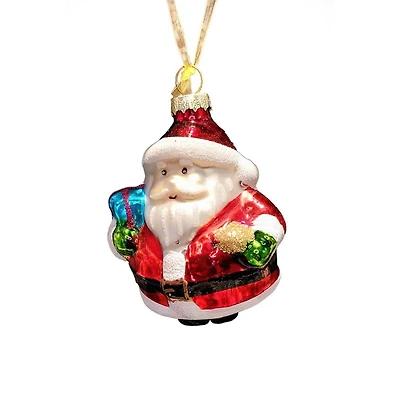 Wizardi 11.81" Santa with Gifts Christmas Ornament