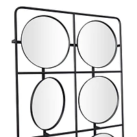 Black Modern Wall Decor, 24" x 3" x 47"