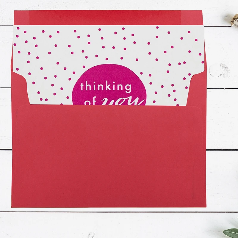 JAM Paper A7 Red Invitation Envelopes