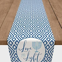 Love and Light 16x72 Cotton Twill Runner