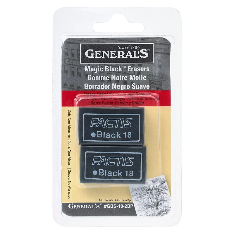General's® Magic Black™ Erasers