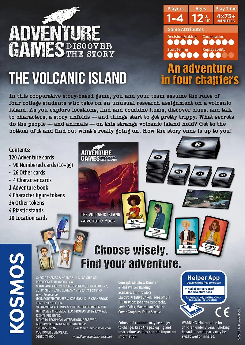 Thames & Kosmos Adventure Games: The Volcanic Island