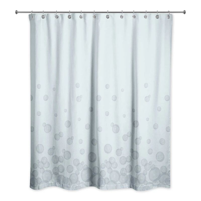74" Bubbles Shower Curtain