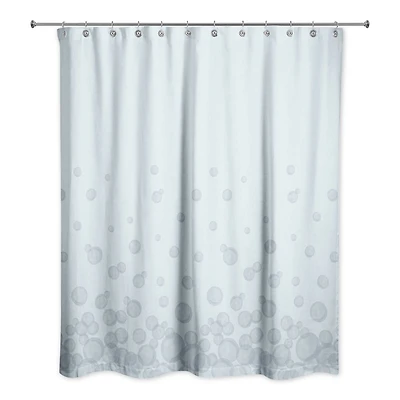 74" Bubbles Shower Curtain