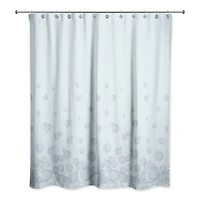 74" Bubbles Shower Curtain