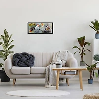 Stupell Industries Farm Chickens Ruffled Feathers and Sunflowers Painting Framed Wall Art