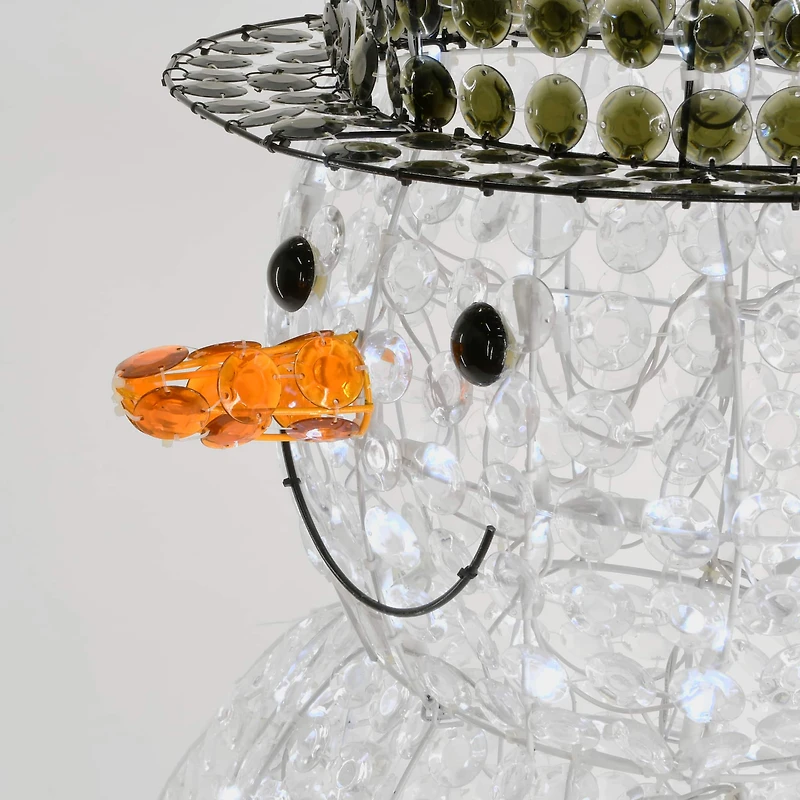 5ft. LED Crystal Bead Snowman