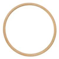 10" Beechwood Macramé Hoop by Loops & Threads®