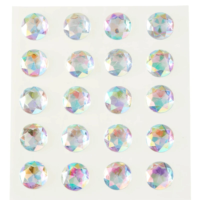 Clear Iridescent Gem Bling Stickers By Recollections™