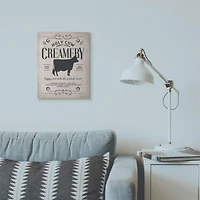 Stupell Industries Creamery Cow Canvas Wall Art