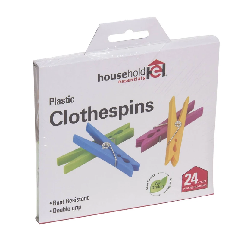Household Essentials Plastic Clothespins