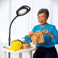 OttLite 2-in-1 LED Magnifier Floor and Table Light
