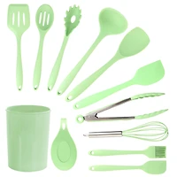 MegaChef Mint Green Silicone Cooking Utensils Set, 12ct.