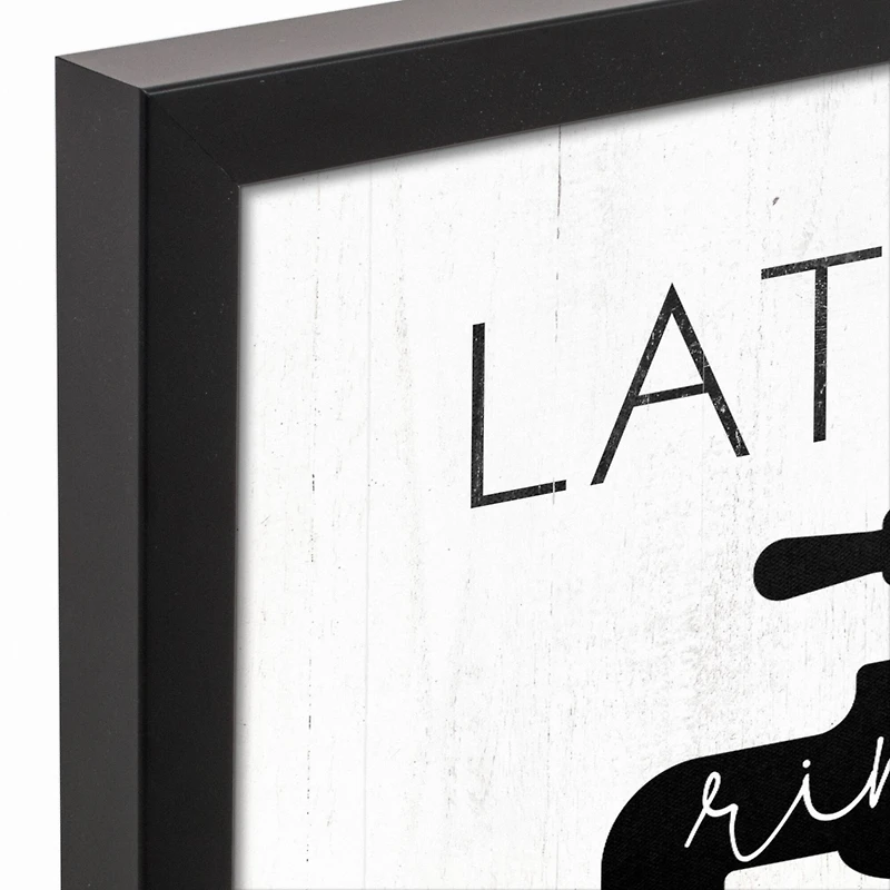 Lather Repeat 12" x 12" Black Framed Canvas