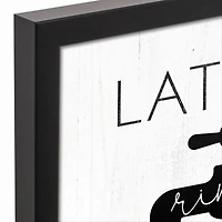 Lather Repeat 12" x 12" Black Framed Canvas