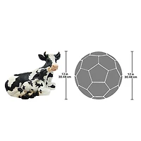 Design Toscano 16" Mother Cow & Calf Garden Statue