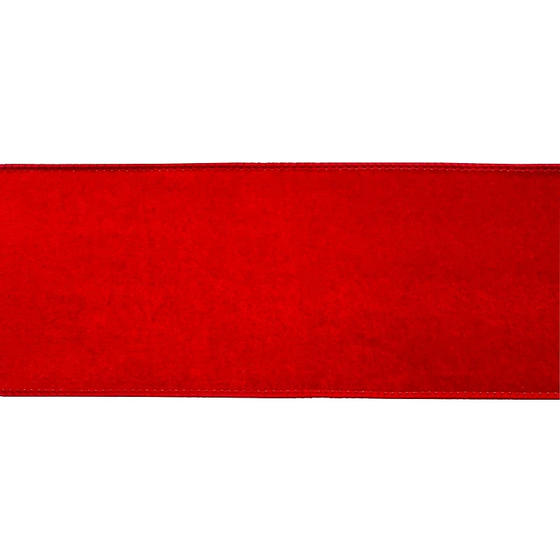 3.5" x 25ft. Wired Velvet Ribbon by Celebrate It