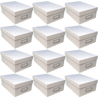 12 Pack: White Memory Box by Simply Tidy™