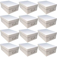 12 Pack: White Memory Box by Simply Tidy™